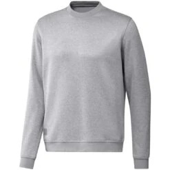 Adidas 2022 Go-To Crewneck Sweatshirt -Golf Discount Store adidas 2022 go to crewneck pullover grey two white itempicture