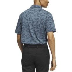 Adidas Go To Printed Polo -Golf Discount Store adidas 2023 go to printed polo arctic night back itempicture
