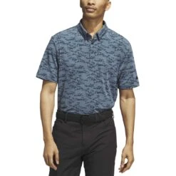 Adidas Go To Printed Polo -Golf Discount Store adidas 2023 go to printed polo arctic night itempicture