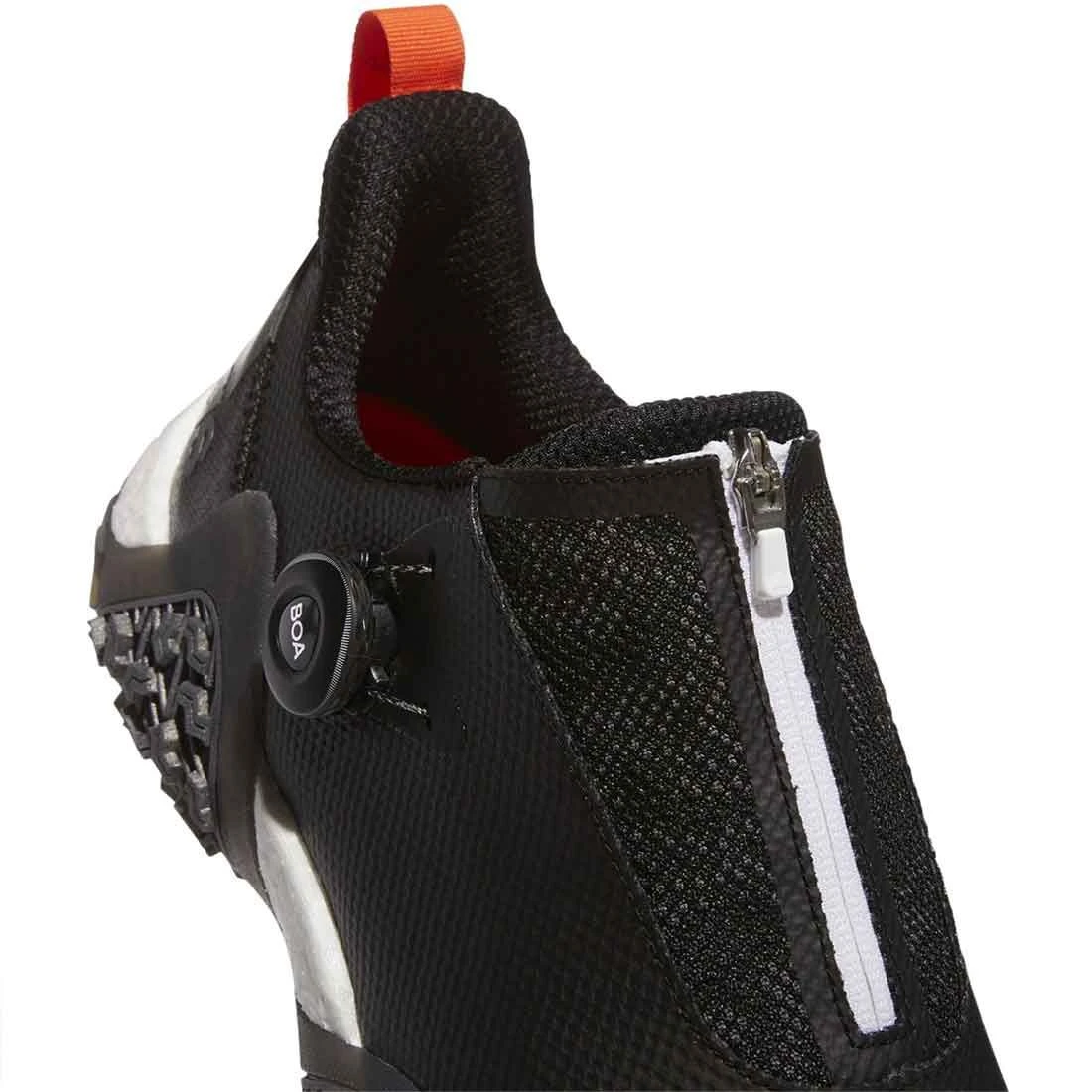Adidas Codechaos 22 BOA Golf Shoes Black/Dark Silver Metallic/Impact Orange 4 Adidas Codechaos 22 BOA Golf Shoes Black/Dark Silver Metallic/Impact Orange - Image 4