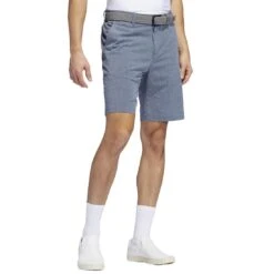 Adidas Crosshatch 9-Inch Shorts 13 Adidas Crosshatch 9-Inch Shorts -Golf Discount Store adidas crosshatch 9 inch shorts crew navy model front itempicture