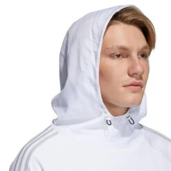 Adidas 3-Stripes COLD.RDY Hoodie -Golf Discount Store adidas fw22 3 stripes cold rdy hoodie white hood itempicture