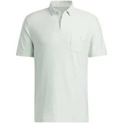 Adidas Go-To Pocket Polo -Golf Discount Store adidas fw22 go to pocket polo linen green itempicture