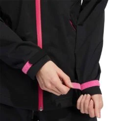 Adidas Women's RAIN.RDY Jacket -Golf Discount Store adidas fw22 womens rain rdy jacket black cuff detail itempicture