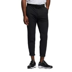 Adidas Pin Roll Pants -Golf Discount Store adidas pin roll pants black on model itempicture