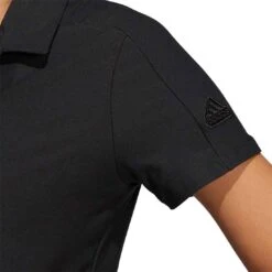 Adidas S21 Women's Go-To Short Sleeve Polo -Golf Discount Store adidas s21 womens go to short sleeve polo black detail itempicture