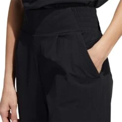 Adidas Women's Go-To Pants -Golf Discount Store adidas ss22 womens go to pants black side detail itempicture