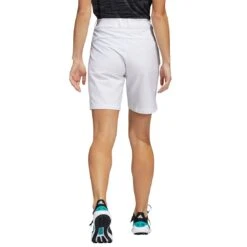 Adidas Women's Solid 7 Inch Shorts -Golf Discount Store adidas ss22 womens solid 7 inch shorts white back itempicture