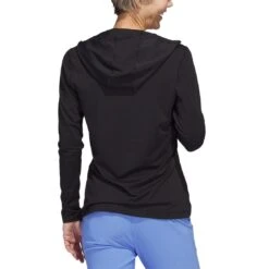 Adidas Women's Performance Hoodie 9 Adidas Women's Performance Hoodie -Golf Discount Store adidas ss23 womens performance hoodie black back itempicture