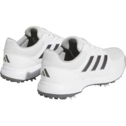 Adidas Tech Response 3.0 Golf Shoes White/Dark Silver/Silver -Golf Discount Store adidas tech response 3 0 golf shoes white dark silver silver back itempicture