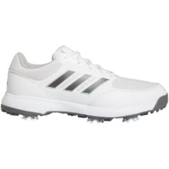 Adidas Tech Response 3.0 Golf Shoes White/Dark Silver/Silver