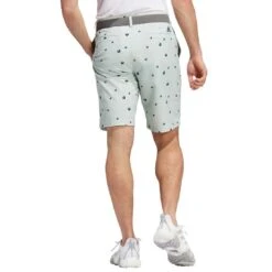 Adidas Ultimate365 Allover Print Shorts -Golf Discount Store adidas ultimate365 allover print shorts linen green back itempicture
