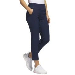 Adidas Women's Ultimate365 Ankle Pants -Golf Discount Store adidas womens ultimate365 ankle pants collegiate navy side itempicture