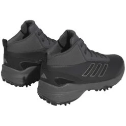 Adidas ZG23 RAIN.RDY Golf Shoes Grey Six/Iron Met/Black -Golf Discount Store adidas zg23 rain golf shoes grey six iron met black back itempicture