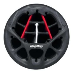 BagBoy Revolver XP Cart Bag -Golf Discount Store bagboy 2024 revolver xp cart bag charcoal black red top itempicture