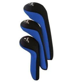 Pro Active Sports Stealth Headcovers 3-Pack -Golf Discount Store blue 7362