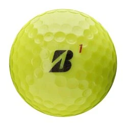 Bridgestone Tour B RX Yellow Golf Balls -Golf Discount Store bridgestone 2022 tour b rx yellow golf balls front itempicture