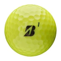 Bridgestone Tour B XS Yellow Personalized Golf Balls -Golf Discount Store bridgestone 2022 tour b xs yellow golf balls front itempicture