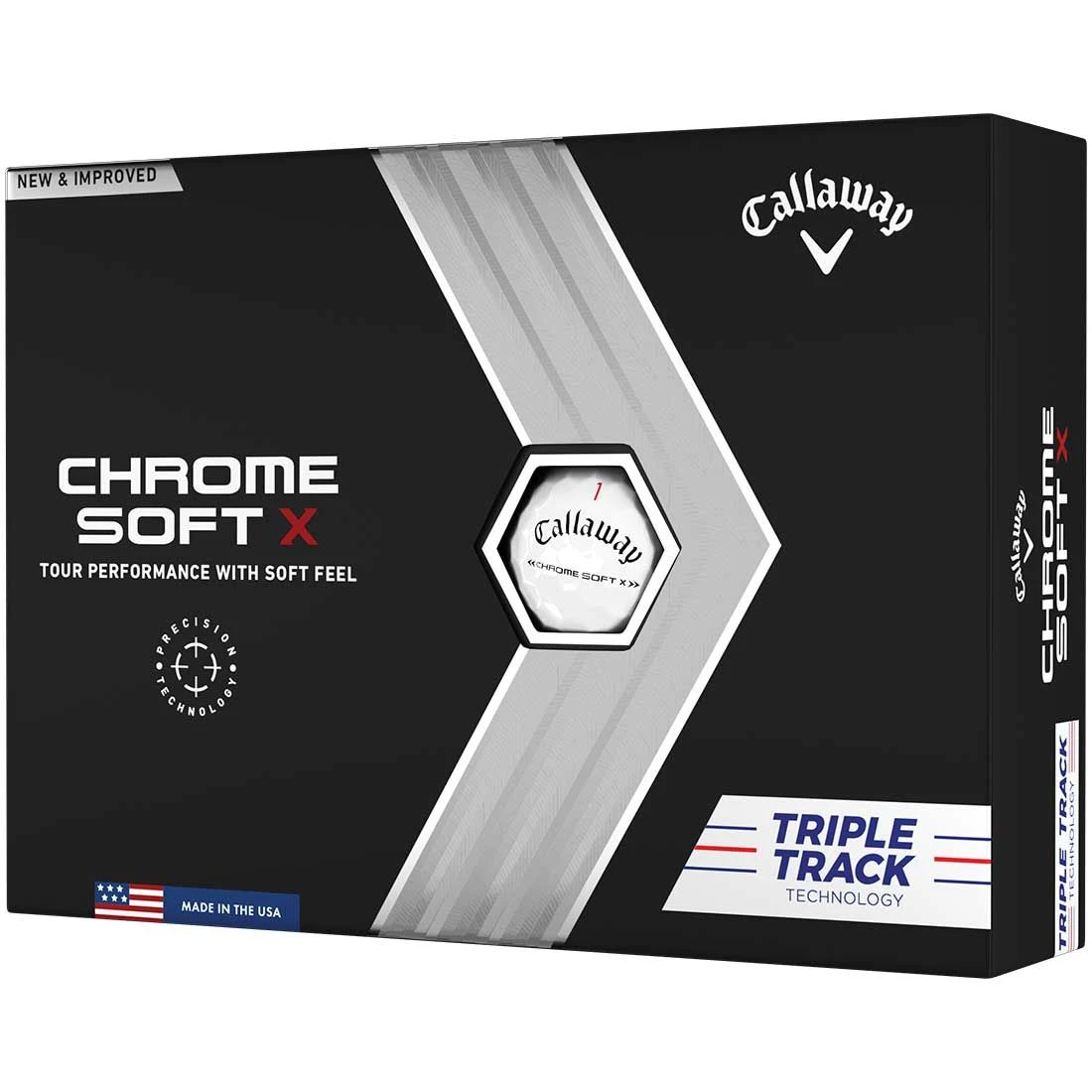 Callaway Chrome Soft X Triple Track Golf Balls 1 Callaway Chrome Soft X Triple Track Golf Balls