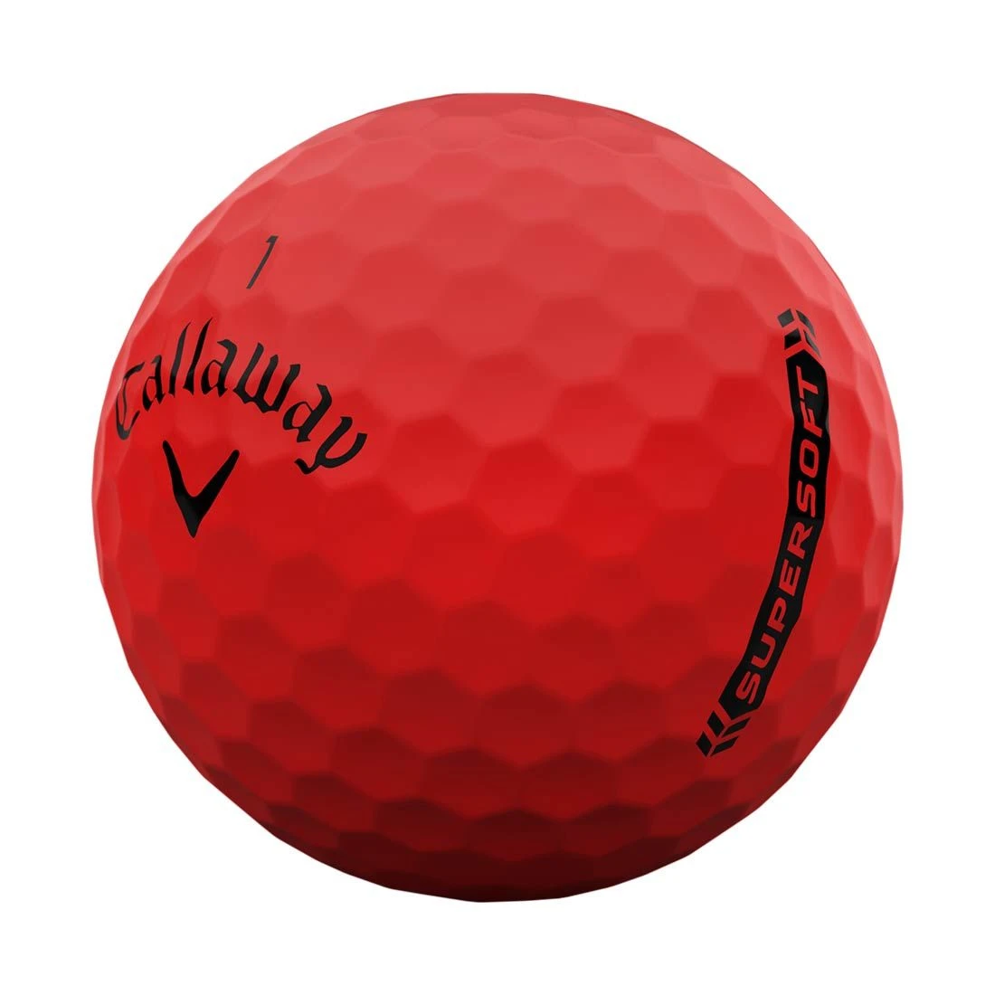 Callaway Supersoft Matte Red Personalized Golf Balls 2 Callaway Supersoft Matte Red Personalized Golf Balls - Image 2