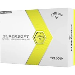 Callaway Supersoft Yellow Personalized Golf Balls