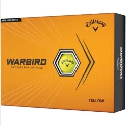 Callaway Warbird Yellow Personalized Golf Balls