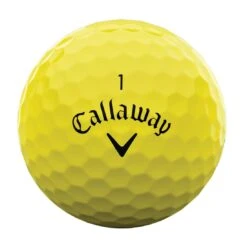 Callaway Warbird Yellow Personalized Golf Balls -Golf Discount Store callaway 2023 warbird yellow golf balls front itempicture