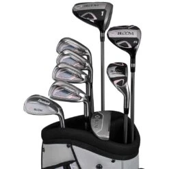 Cleveland Women's Bloom Complete Set -Golf Discount Store cleveland 2023 womens bloom complete set grey blue closeup itempicture