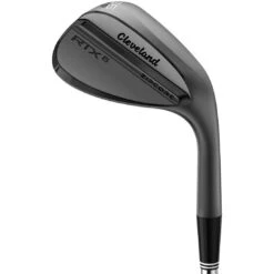 Cleveland RTX 6 ZipCore Black Satin Wedge -Golf Discount Store cleveland rtx 6 zipcore black satin wedge flat itempicture