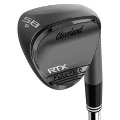 Cleveland RTX Full-Face Black Satin Wedge -Golf Discount Store cleveland rtx full face black satin wedge 3quarter itempicture
