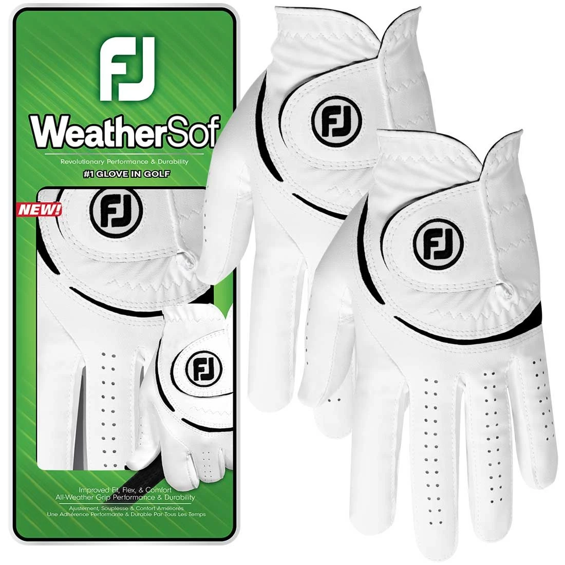 FootJoy Women's WeatherSof Golf Gloves - 2 Pack 1 FootJoy Women's WeatherSof Golf Gloves - 2 Pack