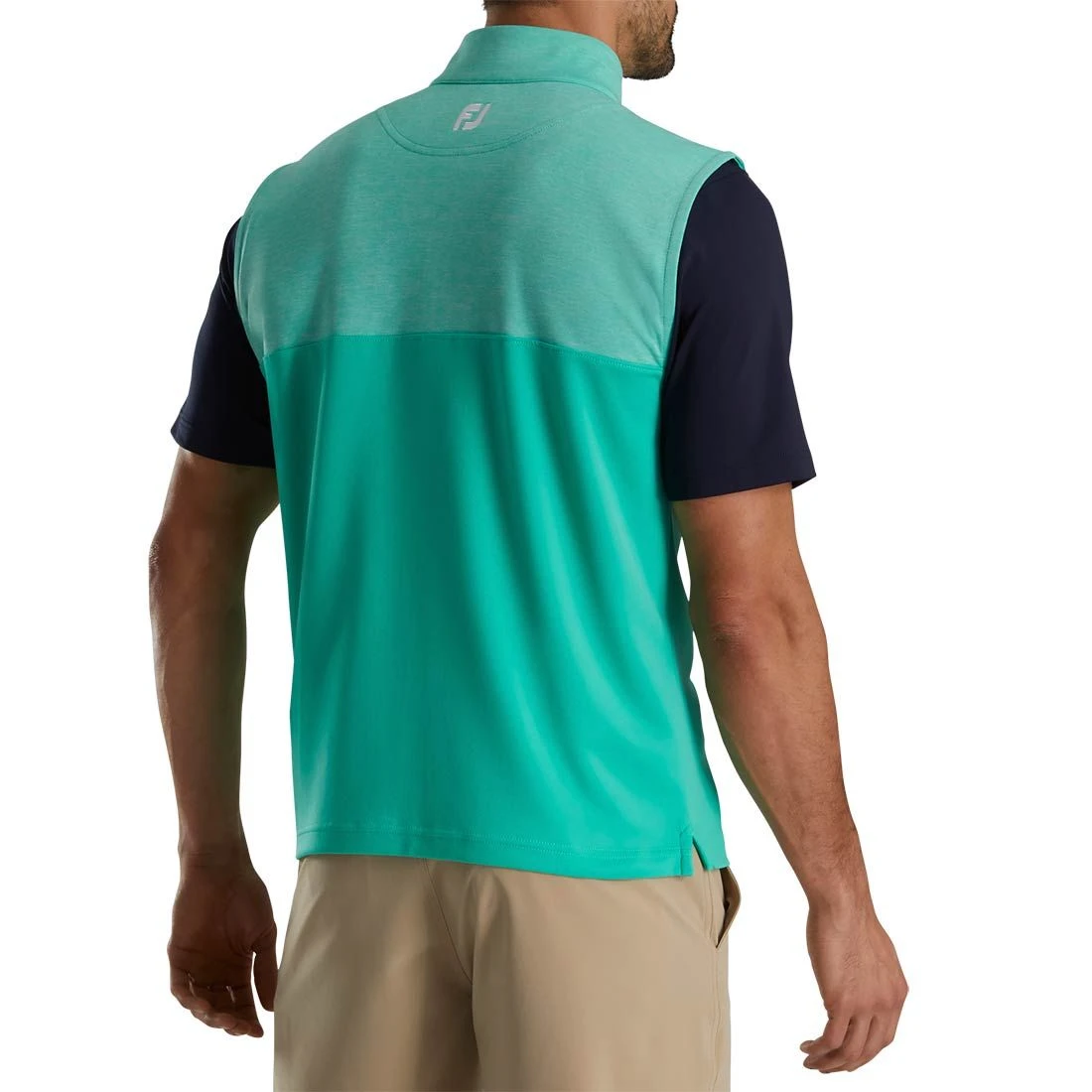 FootJoy Heather Yoke Half Zip Vest 7 FootJoy Heather Yoke Half Zip Vest - Image 7