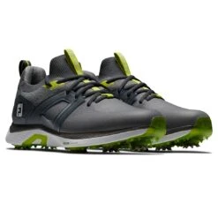 FootJoy HyperFlex Golf Shoes Grey/Lime -Golf Discount Store footjoy hyperflex golf shoes grey lime 51044 pair itempicture