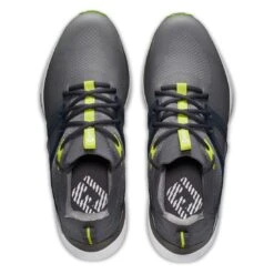 FootJoy HyperFlex Golf Shoes Grey/Lime -Golf Discount Store footjoy hyperflex golf shoes grey lime 51044 top itempicture