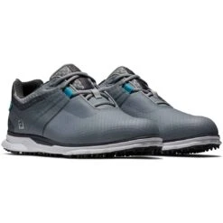 FootJoy Pro SL Sport Golf Shoes Grey/Reef Blue 9 FootJoy Pro SL Sport Golf Shoes Grey/Reef Blue -Golf Discount Store footjoy pro sl sport golf shoes grey reef blue 53855 pair itempicture