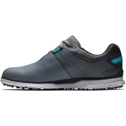 FootJoy Pro SL Sport Golf Shoes Grey/Reef Blue 10 FootJoy Pro SL Sport Golf Shoes Grey/Reef Blue -Golf Discount Store footjoy pro sl sport golf shoes grey reef blue 53855 side itempicture