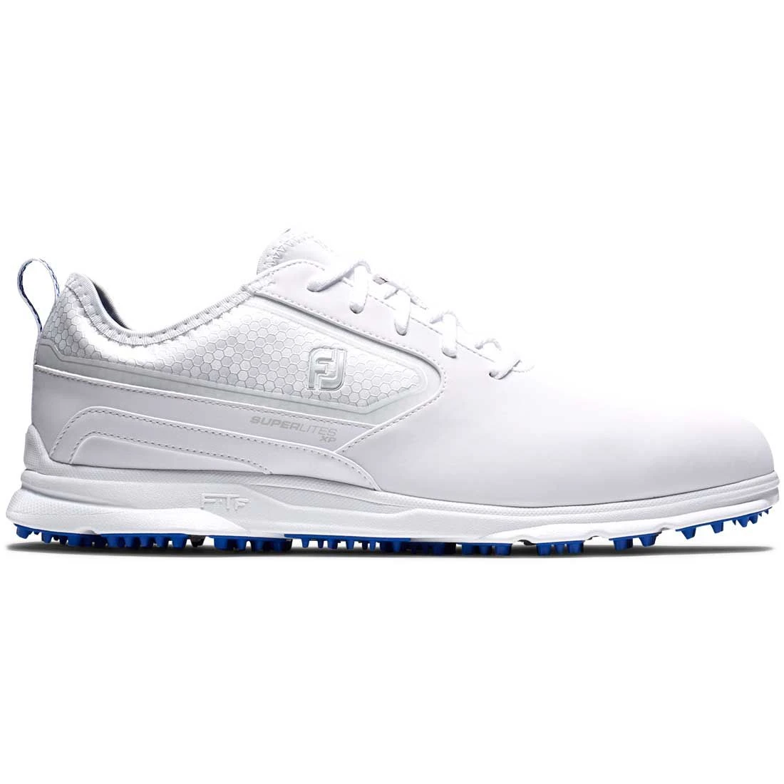 FootJoy Superlites XP Golf Shoes White/Blue 1 FootJoy Superlites XP Golf Shoes White/Blue