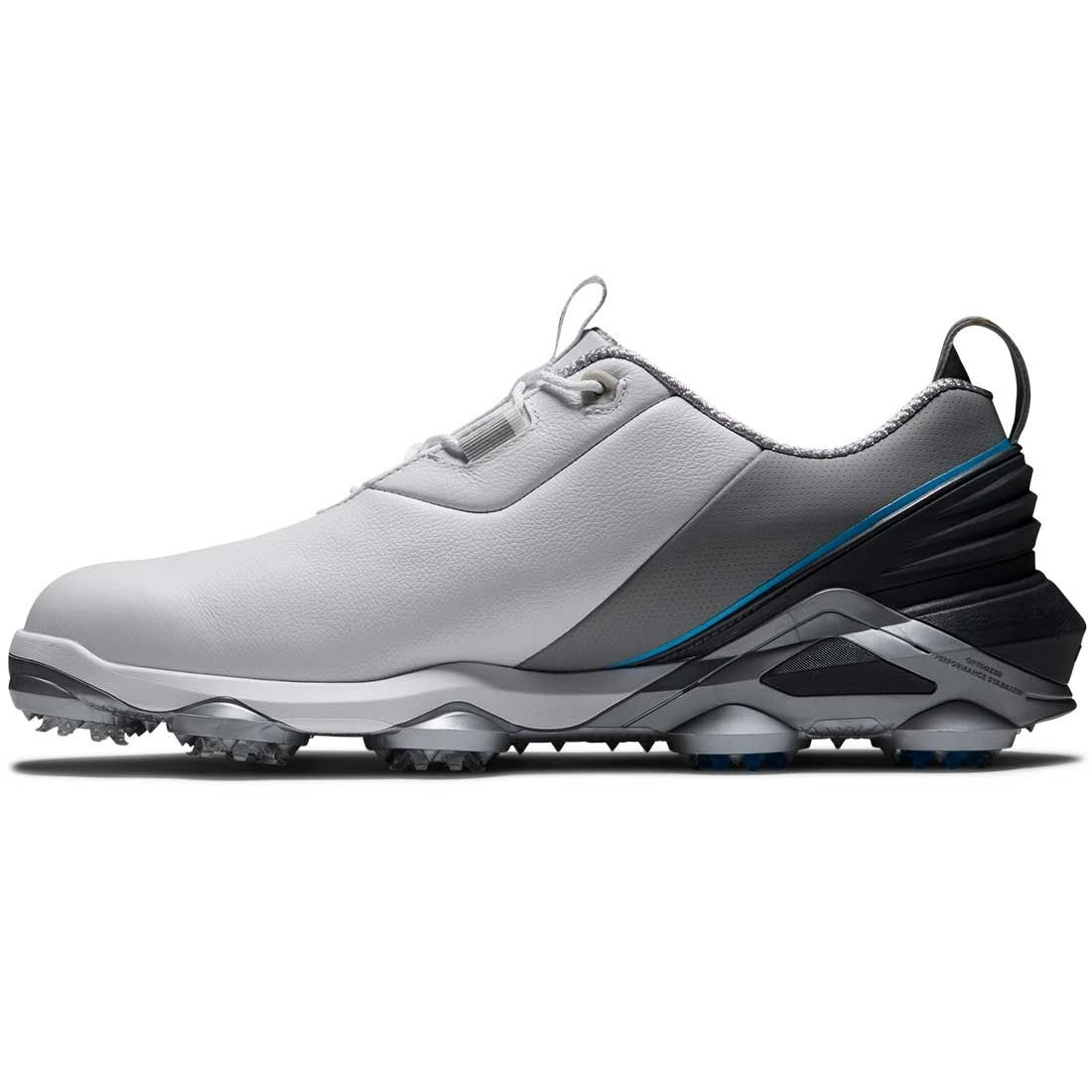 FootJoy Tour Alpha Golf Shoes White/Grey/Blue 3 FootJoy Tour Alpha Golf Shoes White/Grey/Blue - Image 3