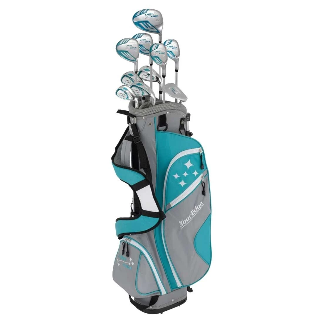 Tour Edge Women's Lady Edge Complete Set W/ Stand Bag 1 Tour Edge Women's Lady Edge Complete Set W/ Stand Bag