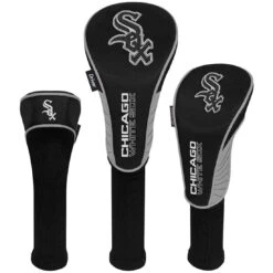 Team Effort MLB Set Of 3 Headcovers -Golf Discount Store mcarthur sports mlb set of 3 headcovers chicago white sox