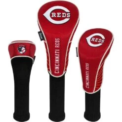Team Effort MLB Set Of 3 Headcovers -Golf Discount Store mcarthur sports mlb set of 3 headcovers cincinnati reds