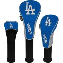 Team Effort MLB Set Of 3 Headcovers -Golf Discount Store mcarthur sports mlb set of 3 headcovers los angeles dodgers