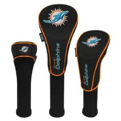 Team Effort NFL Set Of 3 Headcovers 33 Team Effort NFL Set Of 3 Headcovers -Golf Discount Store mcarthur sports nfl set of 3 headcovers miami dolphins