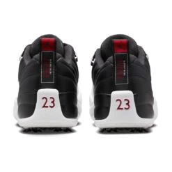 Nike Air Jordan XII Low G Golf Shoes Black/White/Varsity Red 12 Nike Air Jordan XII Low G Golf Shoes Black/White/Varsity Red -Golf Discount Store nike air jordan xii low golf shoes black white varsity red back itempicture
