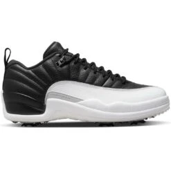 Nike Air Jordan XII Low G Golf Shoes Black/White/Varsity Red