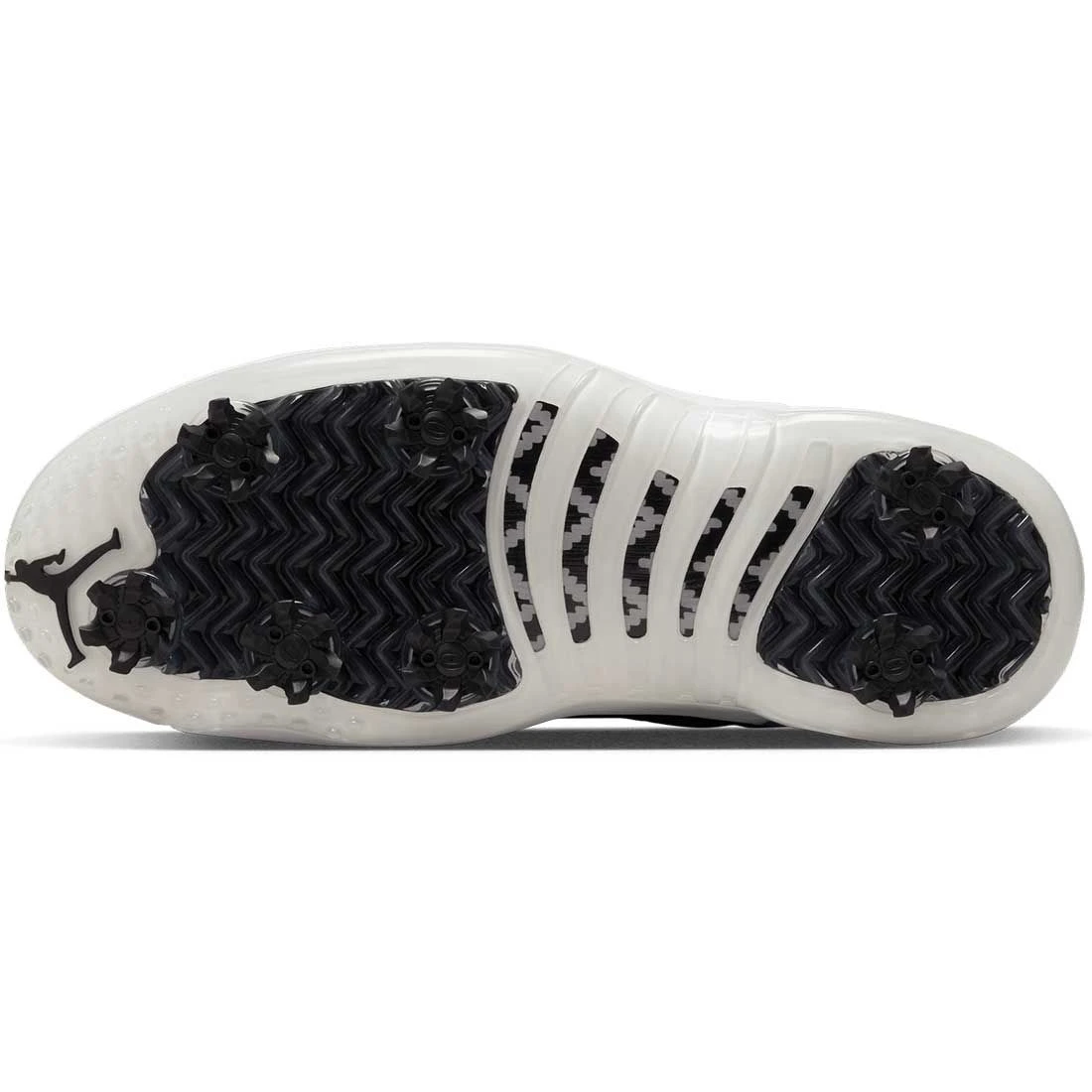Nike Air Jordan XII Low G Golf Shoes Black/White/Varsity Red 2 Nike Air Jordan XII Low G Golf Shoes Black/White/Varsity Red - Image 2