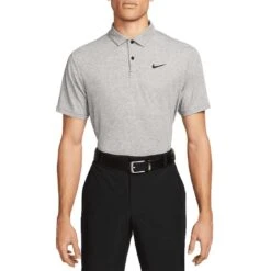 Nike Dri-FIT Tour Heather Polo -Golf Discount Store nike dri fit tour heather polo black itempicture