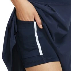 Nike Women's Dri-FIT Long Golf Skort 11 Nike Women's Dri-FIT Long Golf Skort -Golf Discount Store nike womens dri fit long golf skort obsidian detail itempicture