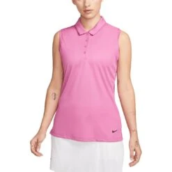 Nike Women's Dri-FIT Victory Sleeveless Polo -Golf Discount Store nike womens dri fit victory sleeveless polo cosmic fuchsia itempicture