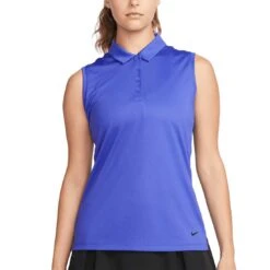 Nike Women's Dri-FIT Victory Sleeveless Polo -Golf Discount Store nike womens dri fit victory sleeveless polo lapis itempicture